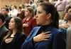 La presidenta del Organismo Judicial, Claudia Paredes, ordenó el retorno de Alisha Moguel, sobrina de Néster Vásquez como secretaria de comunicación del OJ. Foto: OJ