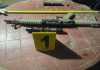 Distintas armas fueron localizadas en una vivienda tras el asesinato de una hondureña en Huehuetenango. Foto: PNC