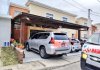 El MP analiza grabaciones de cámaras de seguridad y otros elementos encontrados en la vivienda donde fueron asesinados los esposos Pérez Lucas, en San José Pinula.
