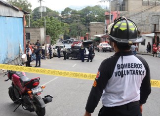 Palencia y las zonas 18 y 5 han sido escenarios de ataques armados este fin de semana. Foto: La Hora/Bomberos Voluntarios.