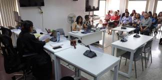 Derivado de la incomparecencia del MP y una apelación pendiente, el juicio contra Claudia González fue aplazado para 2027. Foto La Hora: Daniel Ramírez