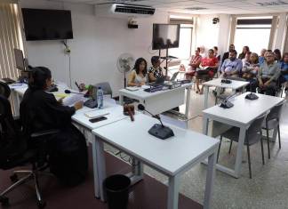 Derivado de la incomparecencia del MP y una apelación pendiente, el juicio contra Claudia González fue aplazado para 2027. Foto La Hora: Daniel Ramírez