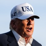 Archivo del presidente de EE. UU. Donald Trump brindando declaraciones Foto LA Hora: EFE