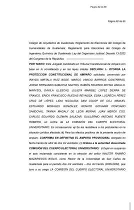 Juzgado suspende en definitiva segundo fraude de Walter Mazariegos en la rector&iacute;a de la Usac