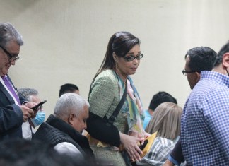 El Tribunal De Mayor Riesgo C rechazó una nueva petición de medida sustitutiva de Roxana Baldetti dentro del caso Agua Mágica. Foto La Hora: Archivo