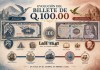 El billete de Q100 ha pasado por diferentes cambios desde hace 80 décadas. Arte La Hora: Francisco Altán.