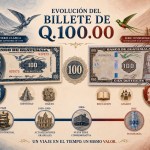 El billete de Q100 ha pasado por diferentes cambios desde hace 80 décadas. Arte La Hora: Francisco Altán.