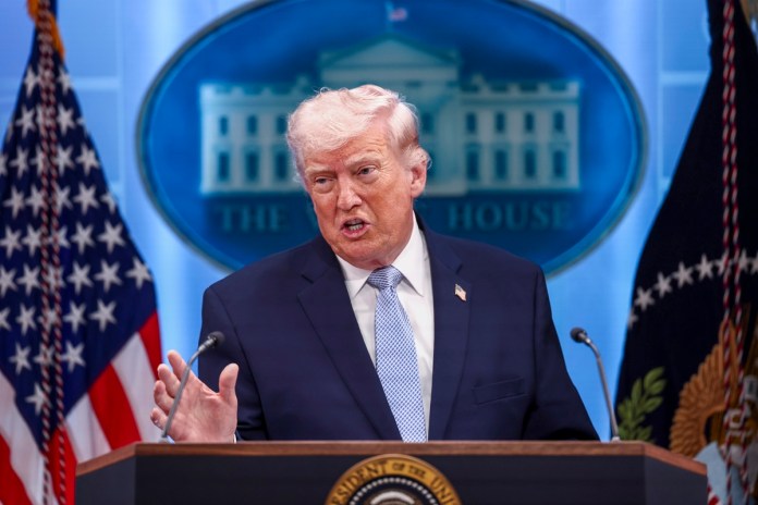 Fotografía de archivo, del presidente de Estados Unidos, Donald Trump. Foto La Hota: EFE
