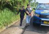 PNC captura a un hombre señalado de atacar con navaja a dos hermanos en el kilómetro 60 de la autopista Palín-Escuintla.