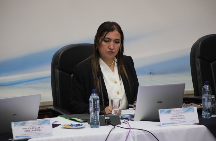 El Organismo Judicial asegura que Claudia Paredes ha sido objeto de amenazas e intimidaciones sin especificar los hechos a los cuales se refiere. Foto La Hora: Daniel Ramírez