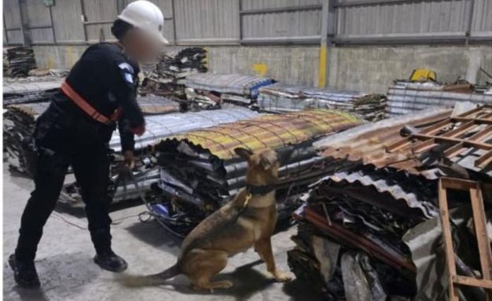 cocaina puerto quetzal pnc Para la inspección, las fuerzas de seguridad se apoyaron con un agente canino para ubicar la presunta droga procedente de Costa Rica. Foto La Hora: PNC
