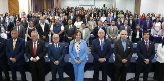 La presidenta del OJ, Claudia Paredes, elije nuevamente como sede Sololá para actividades del organismo con participación de uno de los hermanos Rodríguez. Foto La Hora: OJ