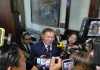 El presidente del Congreso, Luis Contreras, convocó a una reunión a los jefes de bloque por enmiendas a la ley Antilavado. Foto: La Hora