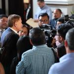 El presidente del Organismo Legislativo, Luis Contreras, se muestra optimista por consensos para enmiendas a la ley Antilavado. Foto: Congreso de la República