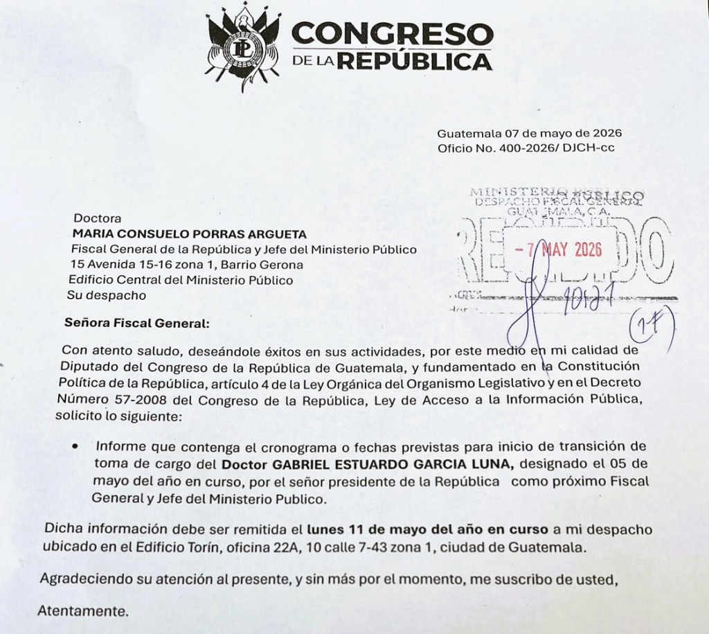 El diputado José Chic espera que el cronograma de transición de mando lo remita el MP el 11 de mayo. Foto: Cortesía