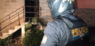 El Juzgado de Turno de Menores en Conflico con la Ley Penal ligó a proceso al "diabólico", vinculado al descuartizamiento de un hombre en zona 18. Foto La Hora: PNC