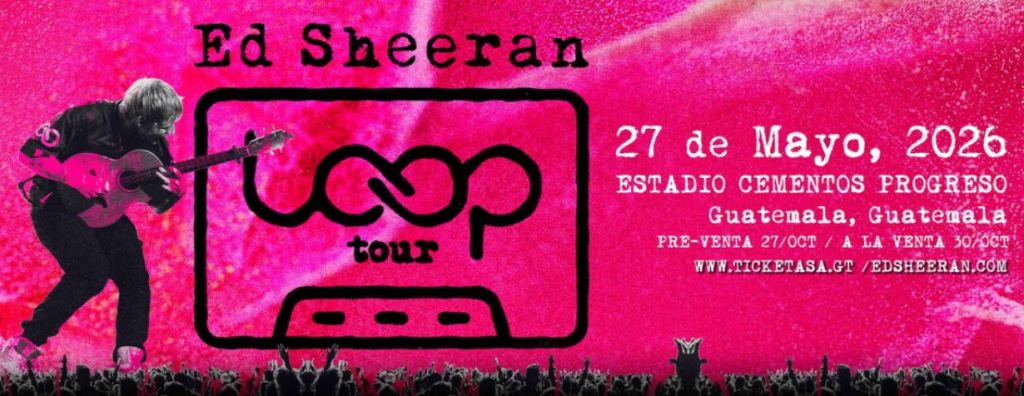 El concierto está programado para las 8:00 de la noche de este miércoles 27 de mayo en la zona 6. Foto La Hora: captura de pantalla ticketasa