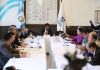 El viceministro de Energía y Minas, Erwin Barrios, acudió a una citación al Congreso de la República donde se consultó por la mezcla del etanol en los combustibles. Foto: Congreso de la República
