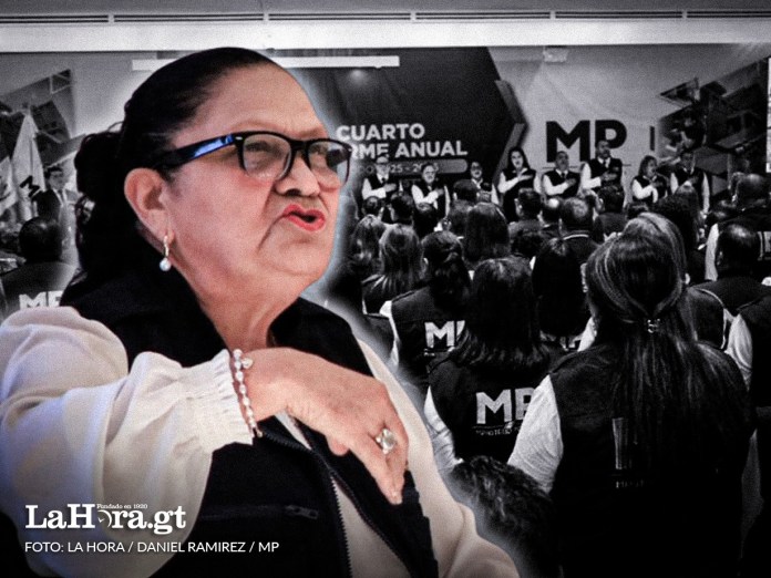 El discurso de la fiscal general, Consuelo Porras, en su informe final contrata con informes internacionales y nacionales.