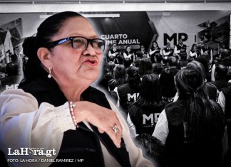 El discurso de la fiscal general, Consuelo Porras, en su informe final contrata con informes internacionales y nacionales.