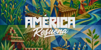 "América Resuena", el nuevo EP de Malacates Trébol Shop que fusiona ritmos latinos con la marimba. Foto: Malacates Trébol Shop.