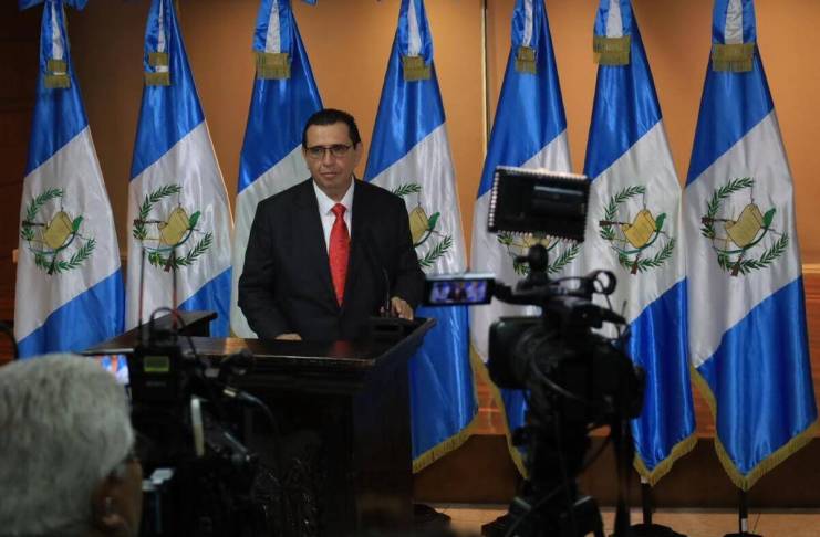 El fiscal general, Gabriel García Luna anunció los nuevos nombramientos en puestos claves tras su toma de posesión. Foto La Hora: Daniel Ramírez