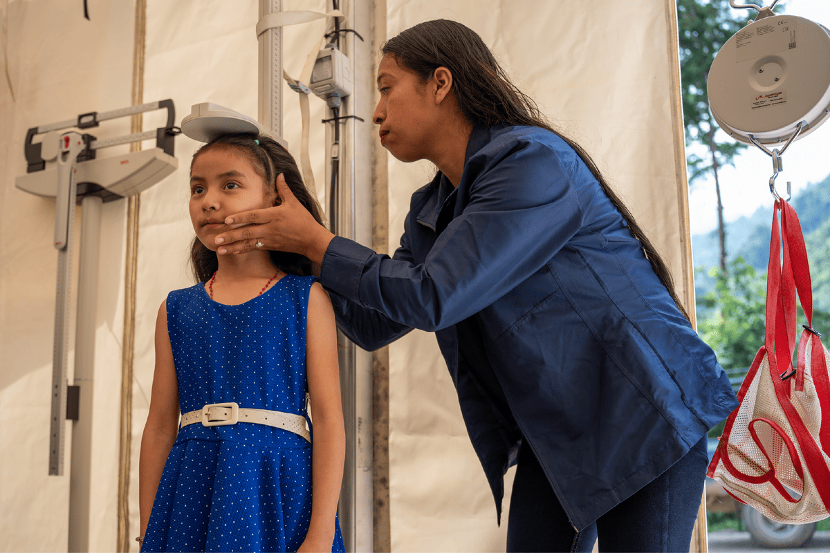 Familias de Huehuetenango reciben acompañamiento integral en salud, nutrición y desarrollo comunitario. Foto: Cortesía Guatemaltecos por la Nutrición.