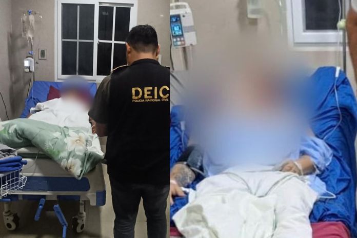 Las dos personas de nacionalidad hondureña fueron ubicadas en un sanatorio en Puerto Barrios, Izabal.