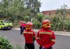 Hallan posibles restos humanos en bolsas en callejón de colonia Santa Rosa 1, zona 12 Los bomberos atendieron el llamado de los vecinos, quienes reportaron sobre los dos bultos abandonados en la vía pública. Foto La Hora: BM
