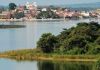El MARN interpuso una denuncia en el MP tras verificar y constatar daños por trabajos de relleno de ripio en una orilla del lago Petén Itzá