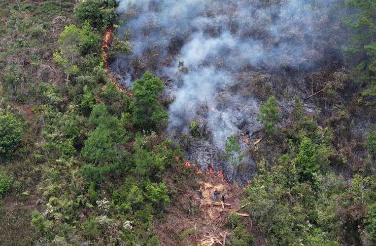 Un total de 23 incendios se encuentran activos este domingo y la mayoría afecta áreas protegidas en Petén, según reportes oficiales.