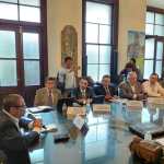 El interventor de Fegua, Miguel Ángel Díaz, menciona acuerdos con el Registro de Información Catrastral y con el Banco Mundial. Foto: La Hora