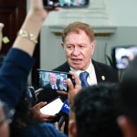El presidente del Congreso, Luis Contreras, realizará una tercera reunión para firmar las enmiendas a la ley contra lavado de dinero ya con los consensos. Foto: Organismo Legislativo