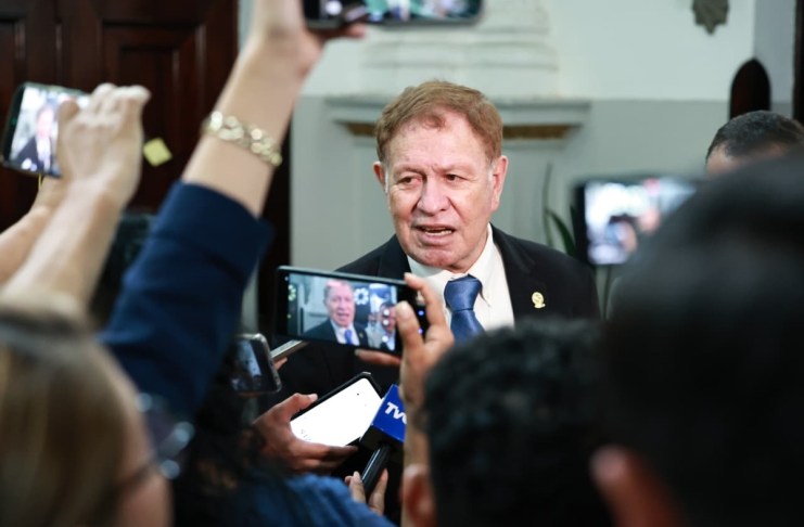 El presidente del Congreso, Luis Contreras, realizará una tercera reunión para firmar las enmiendas a la ley contra lavado de dinero ya con los consensos. Foto: Organismo Legislativo