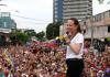 «Se va, eso no está en duda”: Machado anticipa salida de Delcy Rodríguez del poder en Venezuela La opositora del gobierno de Nicolás Maduro se presentó en Panamá para indicar que Delcy Rodríguez dejará el poder. Foto. EFE