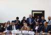 La comisión de Finanzas del Organismo Legislativo escuchó la propuesta de ampliación del presupuesto por los magistrados del TSE. Foto: Congreso de la República
