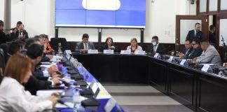 Los magistrados del TSE urgen a los diputados aprobar más fondos para adquirir equipo tecnológico. Foto: Congreso de la República