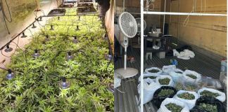 Agentes antinarcóticos de la PNC y personal del MP ubicó los contenedores en una vivienda en San Andrés Itzapa, Chimaltenango.