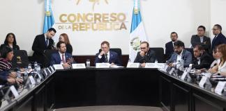 El presidente del Congreso, Luis Contreras, comentó que el próximo lunes se continuará discutiendo la reforma a la Ley de IUSI. Foto: Organismo Legislativo