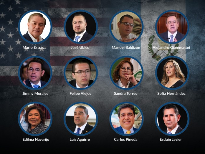 narcopolitica guate-eeuu Con una enorme lista de actores políticos y partidos salpicados por señalamientos de narcotráfico, el nuevo acuerdo con EE. UU. genera expectativas. Arte: La Hora/Roberto Altán.
