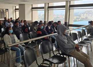 El MP agregó nuevos hechos a implicados en el caso Piratas de la Muerte y juzgado aplaza audiencia intermedia. Foto La Hora: Sergio Osegueda