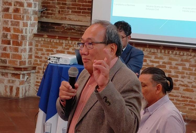 Rodolfo Chang, candidato de la oposición para dirigir la Usac, llamó a la población a acompañar la lucha contra la gestión de Walter Mazariegos.