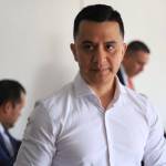 El Tribunal Décimo de Sentencia Penal desarrolla el juicio contra Marvin Estuardo Alfaro Bravo, alías "Stuart", acuaso de lavado dinero. Foto La Hora: Daniel Ramírez