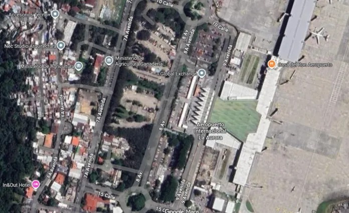 Terreno ubicado en la 8a avenida, entre la 10 y 15 calle de la zona 13, para la construcción del Hospital Especializado Contra el Cáncer. Foto La Hora: Captura de pantalla
