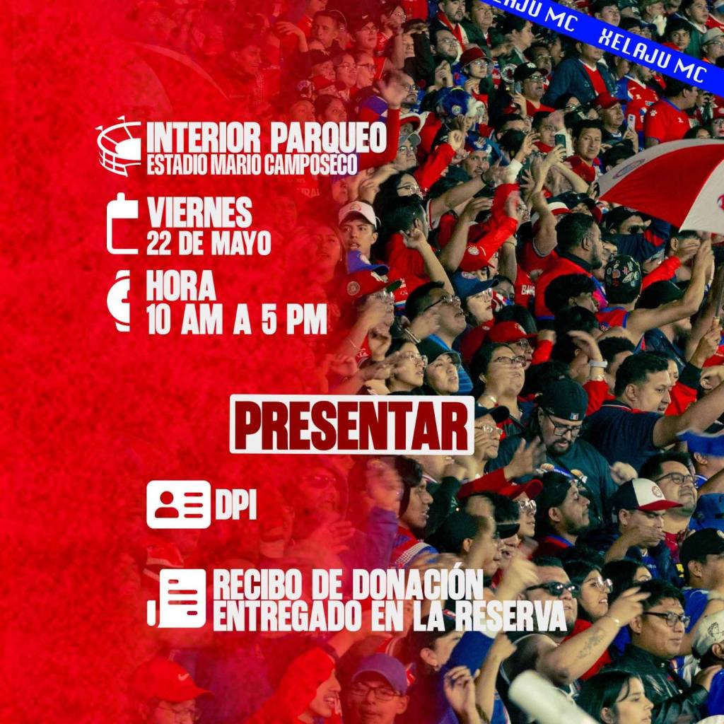 Convocatoria del club Xelajú MC.