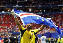 El portero de Cabo Verde, Vozinha, tras el empate a 0 ante España en el partido del grupo H del Mundial 2026. Foto La Hora: EFE