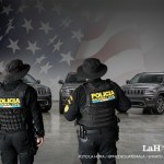 El Ministerio de Gobernación recibió por parte de Estados Unidos la donación  de tres vehículos para la PNC valorados en más de Q460 mil. Foto La Hora: Roberto Altán