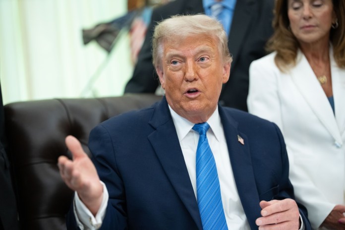 Archivo del presidente de Estados Unidos. Donald Trump. Foto La Hora: EFE