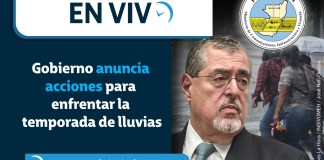 El presidente Bernardo Arévalo y sus ministros presentarán un plan interinstitucional frente a la temporada de lluvias 2026.