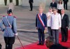 Fotografía del 11 de marzo de 2026 del presidente de Chile, José Antonio Kast (c), durante el cambio de mando presidencial, en Santiago (Chile). Foto La Hora: EFE